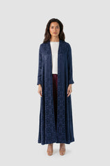 MNPF002-NB Moonlight Concept Navy Blue Motif Jacquard Design