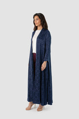 MNPF002-NB Moonlight Concept Navy Blue Motif Jacquard Design