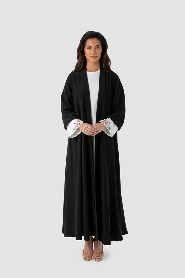 SM2521 – The Pastel Bloom Super Flared Abaya