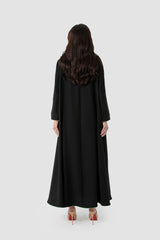 SM2517 Floral Bloom Flared Abaya