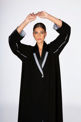 ED2302 Extended Sleeves With Button Abaya