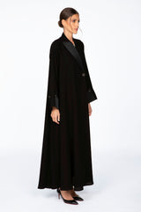 ED2306 Pointed Single Collar Abaya.