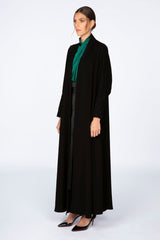 ED2305 Narrow Cuffs Flare Cut Abaya