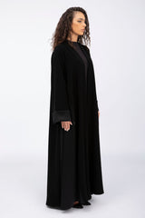 ED2312-BX Enigmatic Flare Crepe Abaya