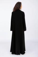 ED2312-BX Enigmatic Flare Crepe Abaya