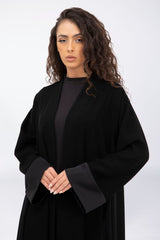 ED2312-BX Enigmatic Flare Crepe Abaya