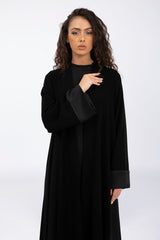 ED2312-BX Enigmatic Flare Crepe Abaya