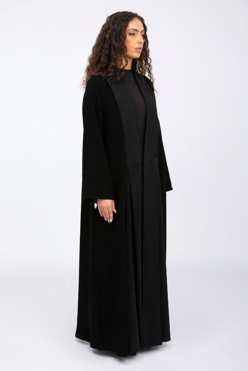 ED2313 Graceful Silk Symphony Abaya