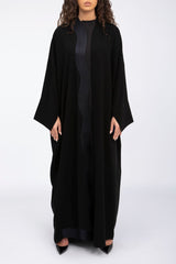 ED2314 Serene Silk Cascade Abaya