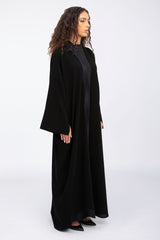 ED2314 Serene Silk Cascade Abaya