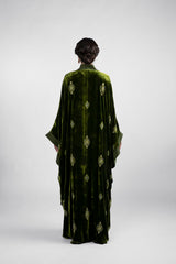 DCV2310 Emerald Enigma Green Velvet Velvet Abaya