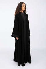 EDM2317C Moroccan Noir Flare Abaya