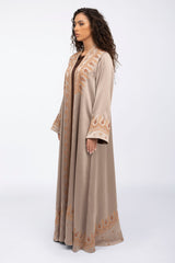 MCX2325 Exclusive, one piece, DMC threads adornment abaya