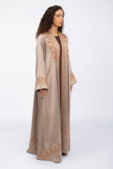 MCX2325 Exclusive, one piece, DMC threads adornment abaya