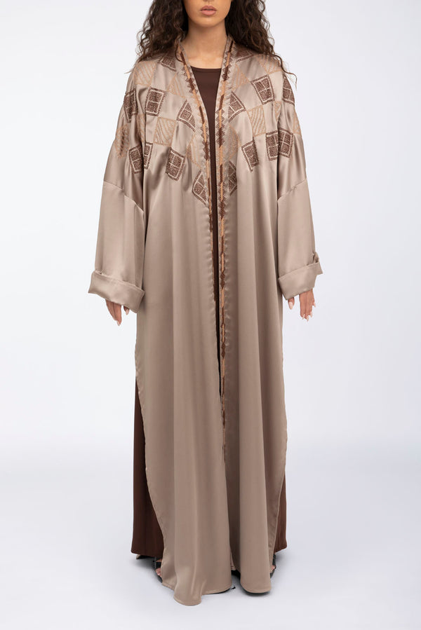 MCX2326 Paige Silken Reverie Kimono Abaya