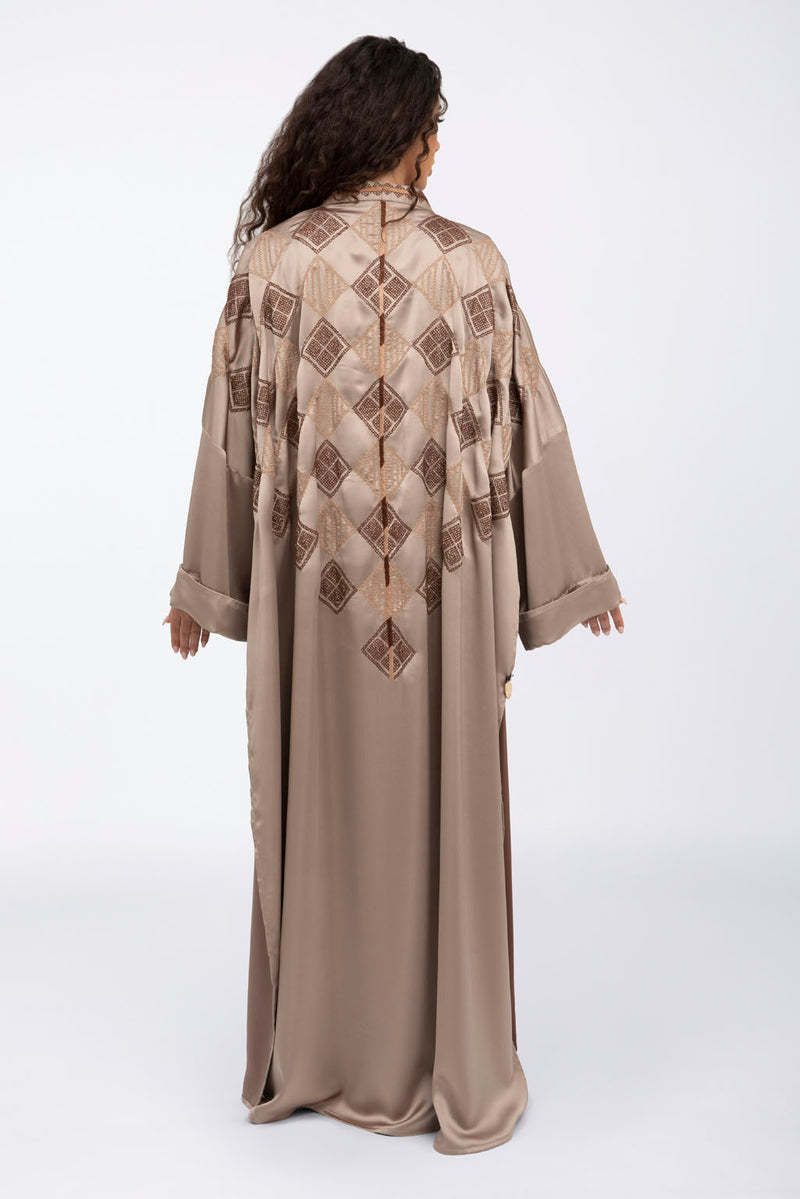 MCX2326 Paige Silken Reverie Kimono Abaya