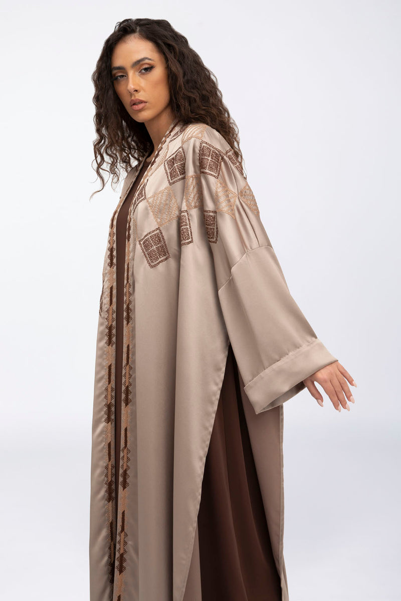 MCX2326 Paige Silken Reverie Kimono Abaya