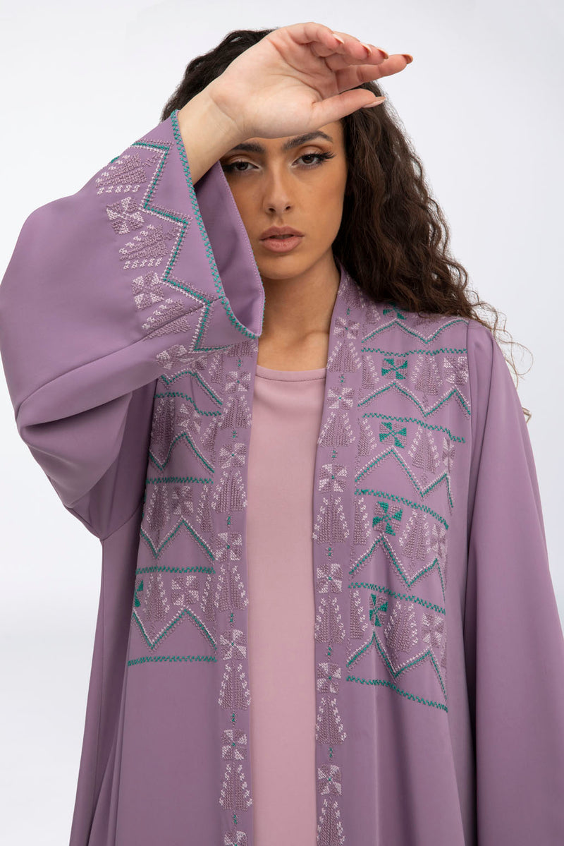 MCX2319 Sovereign Silk Elegance Abaya