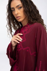 MCX2313 Masterpiece Beyond Fashion Celestial Flare Crepe Abaya