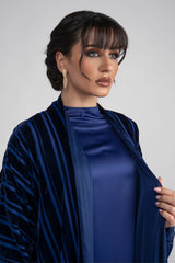 DC2301 BLUE The Velvet Starlight Kimono