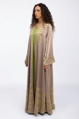 MCX2331 Silk Splendor: A Flare of Artistry abaya