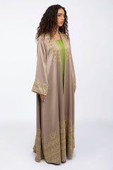 MCX2331 Silk Splendor: A Flare of Artistry abaya