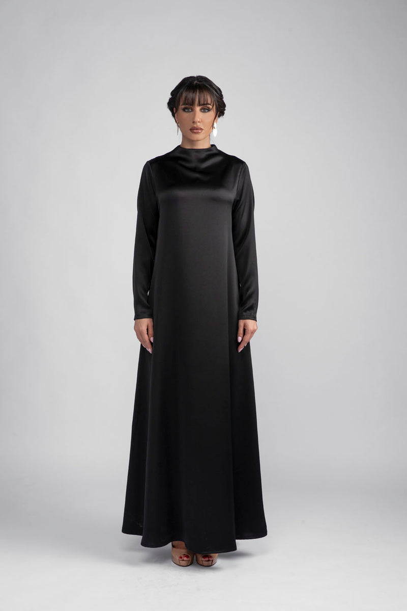 DCV2313 Monarch Black Velvet Abaya