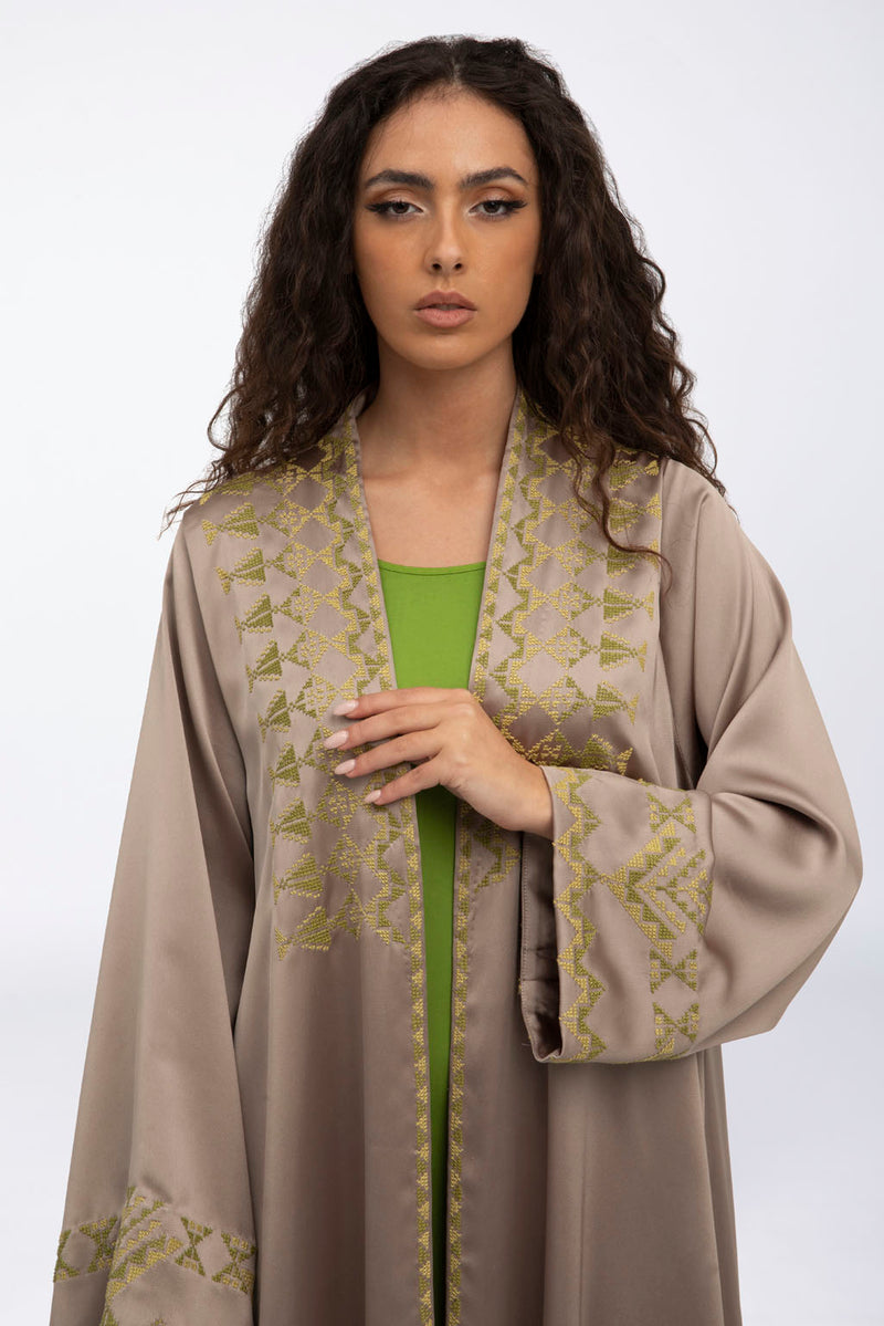 MCX2331 Silk Splendor: A Flare of Artistry abaya