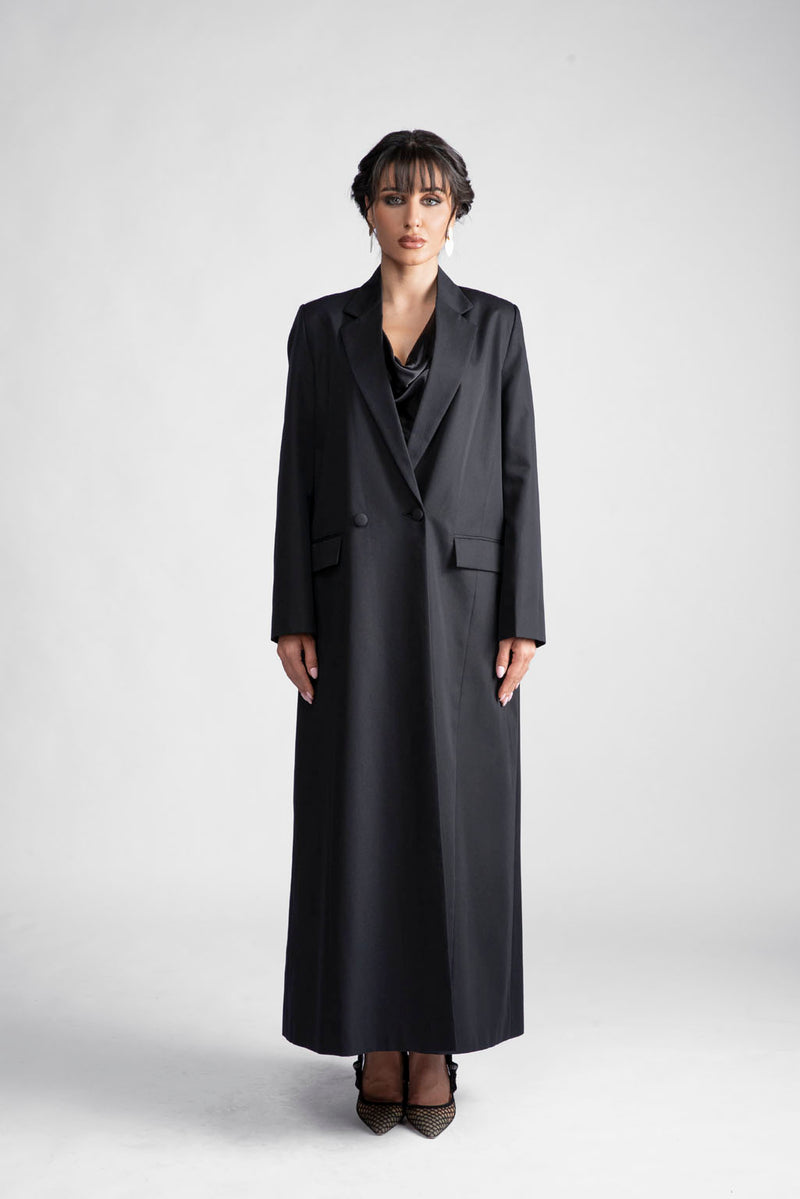 DCJ2303 Regal Elegance Full Length Blazer