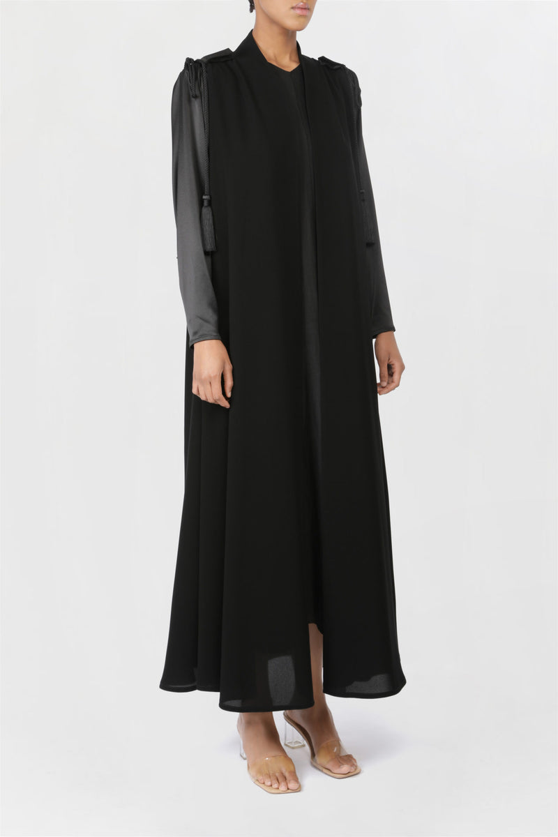 Chic and Elegant Black Abaya ED2207