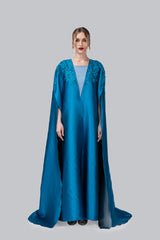 RMDHC2405 Infinite Blue Luxe Haute Couture Abaya