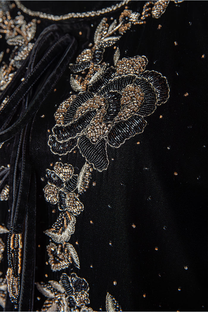 DCVHC2526 Celestial Noir Abaya