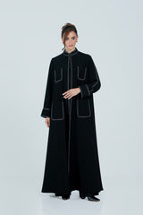 DC2513 The Black Balance Abaya