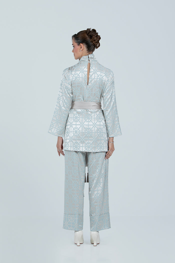 MNPF003-TT The Moonlight Motif Woven Top & Trouser Set