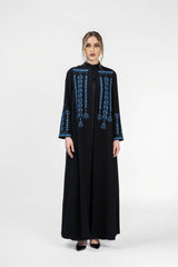 RMD2405 Azure Melody Blue Abaya