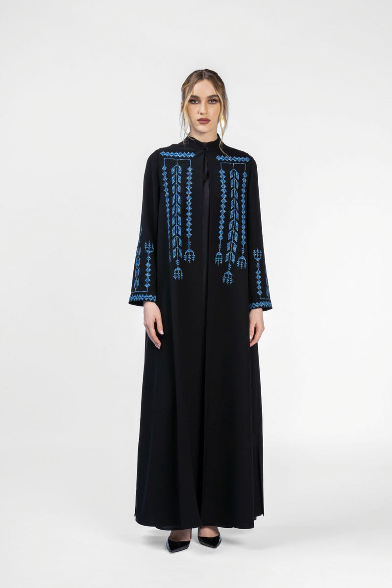 RMD2405 Azure Melody Blue Abaya