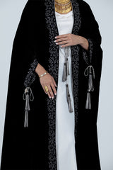 DCV2518 The Regal Velvet Cape Abaya