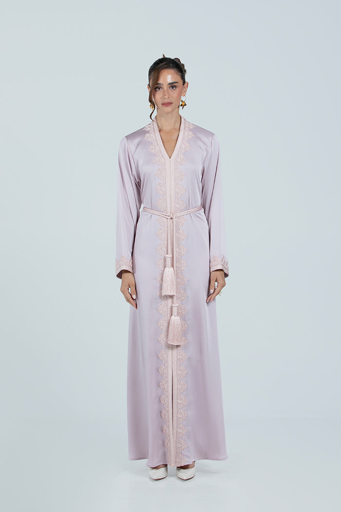 RMDCB2514 LIGHT PINK The Gilded Bloom Kaftan - Limited Edition