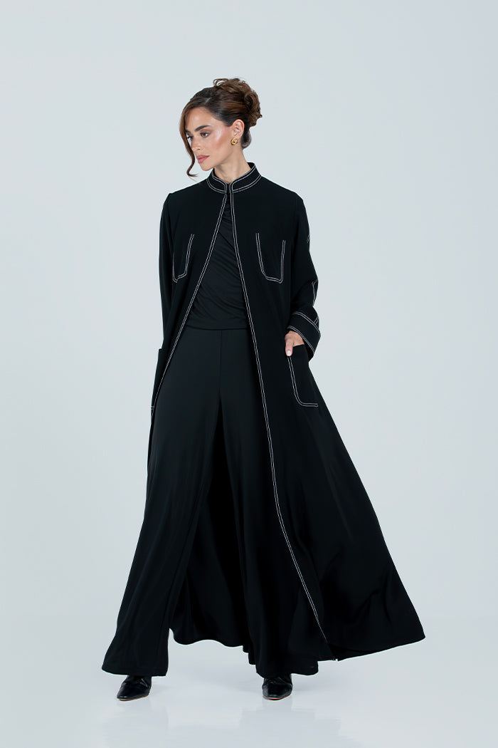 DC2513 The Black Balance Abaya