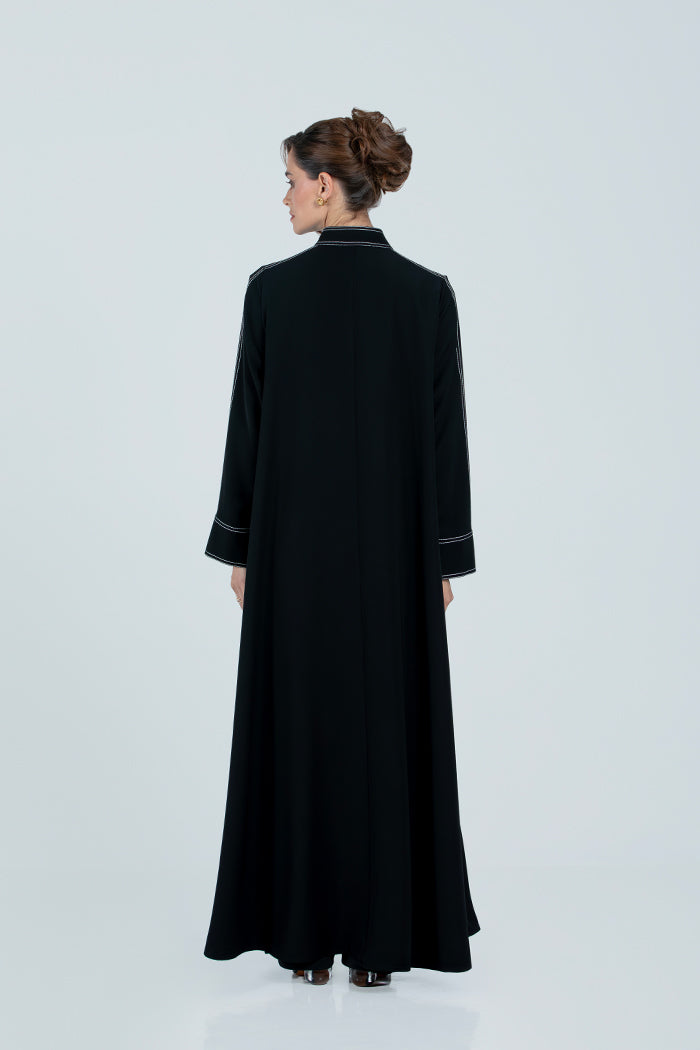 DC2513 The Black Balance Abaya