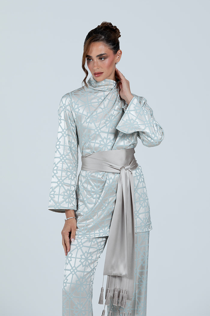 MNPF003-TT The Moonlight Motif Woven Top & Trouser Set