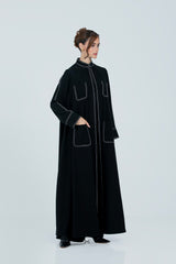 DC2513 The Black Balance Abaya