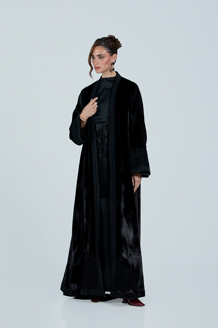 DCV2517 The Moonlight Velvet Abaya