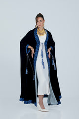 DCV2518 The Regal Velvet Cape Abaya