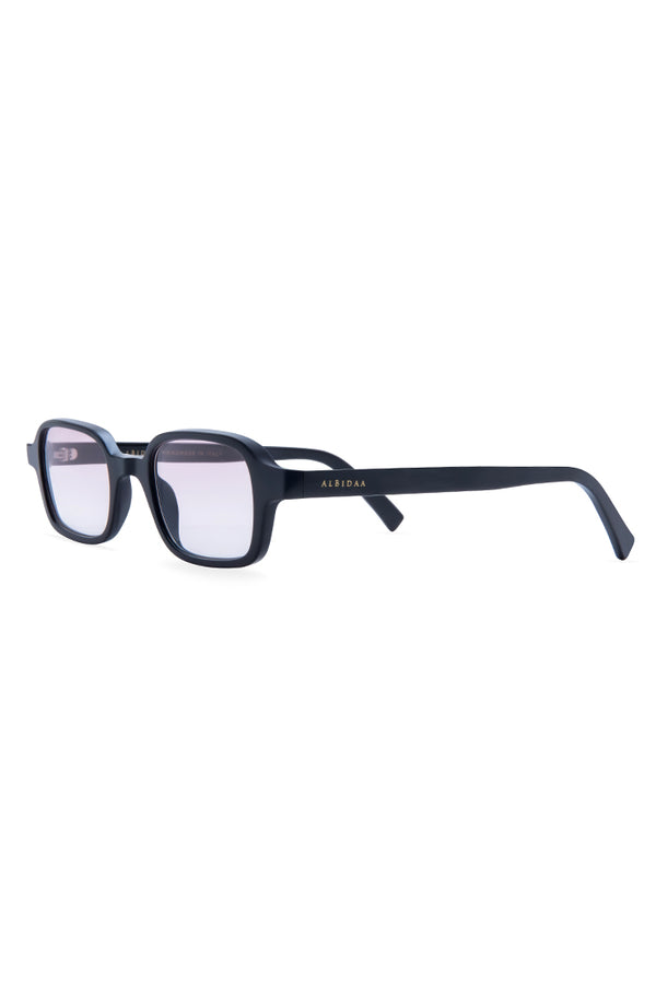 SUNGLASSES RECTANGULAR II - SHINY BLACK