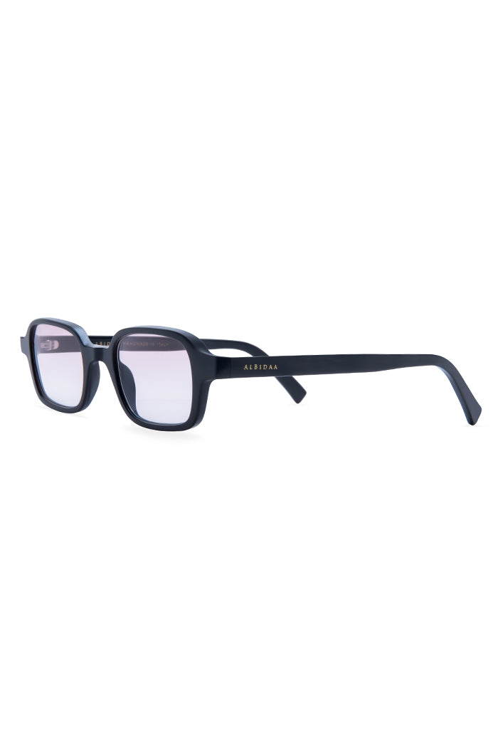 SUNGLASSES RECTANGULAR II - SHINY BLACK