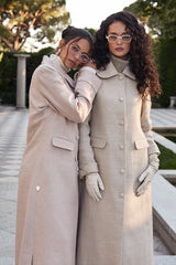 SUNGLASSES  OCTAGONAL -  SHINY PASTEL PINK