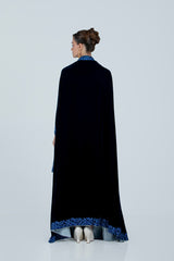 DCV2518 The Regal Velvet Cape Abaya