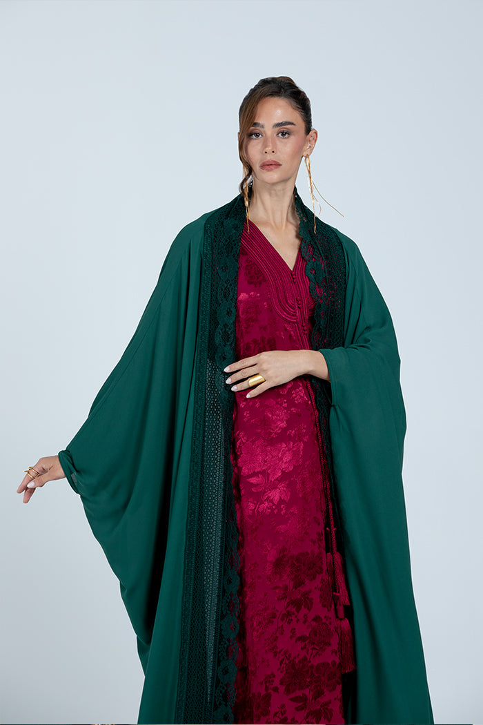 DC2521 Ethereal Lace Abaya - Limited Edition