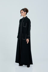 DC2513 The Black Balance Abaya